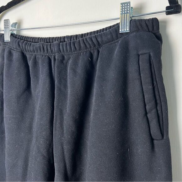 La Voûte Women's Cotton Sweatpants Loungewear Elastic Waist‎ Heavyweight Sz. S/M - Picture 4 of 6